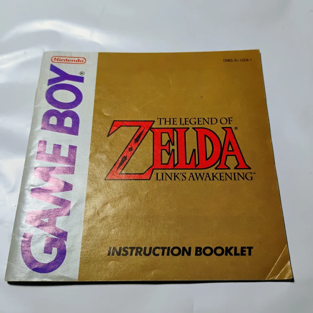 Nintendo Game Boy The Legend of Zelda: Link's Awakening Instruction Booklet